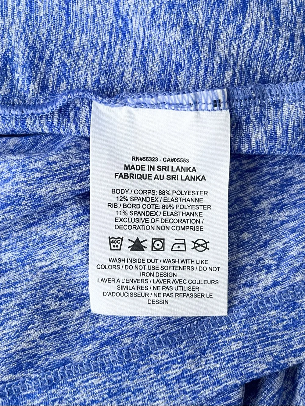 Nike Dri-Fit Running Long Sleeve Shirt Crewneck Thumbholes Size Medium Blue